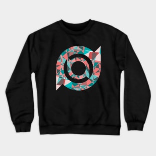 Geometric abstract graphic Crewneck Sweatshirt